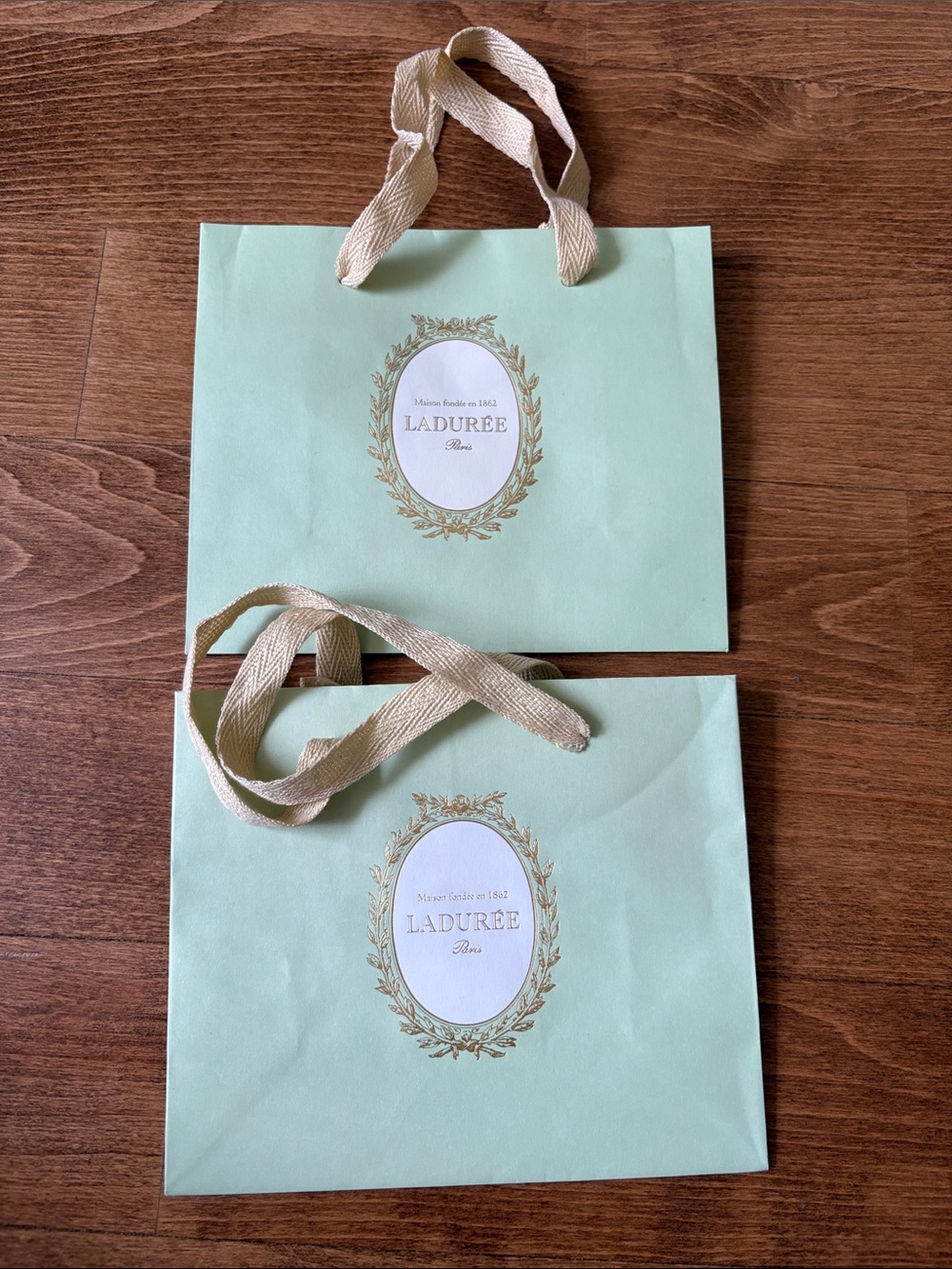 Laduree Paris Shopping Bag Set of 2 from
Paris France